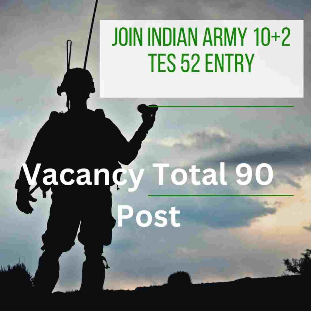 Join Indian Army 10+2 TES 52 Entry